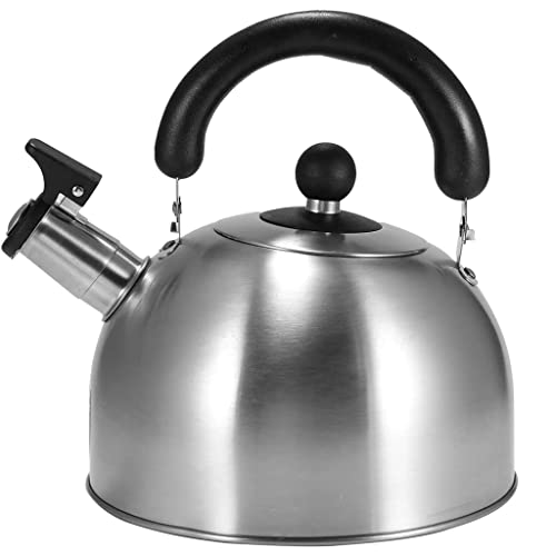 LATUAL Bollitore a Gas in Acciaio Inossidabile Bollitore a fischio 3L Bip Automatico Stufa Teiera Caldaia ad Acqua Bollitore ad Alta capacità