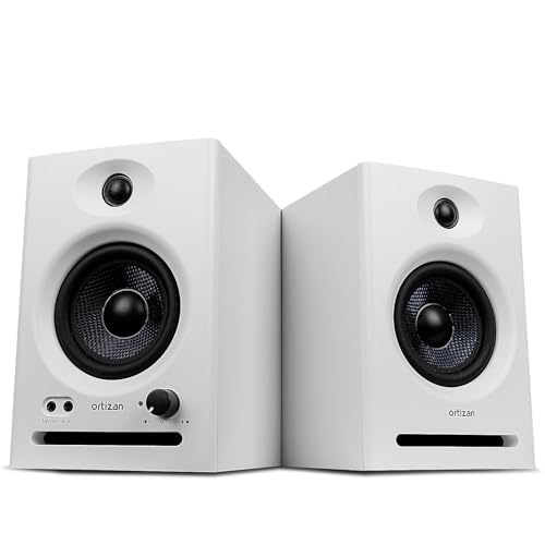 Ortizan C7 Dual-Mode 2.0 Studio Monitors, Active Monitor Speakers for