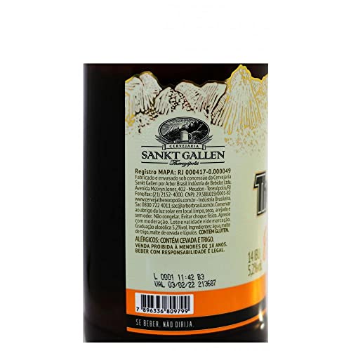 Cerveja Therezopolis Weissbier THEREZOPOLIS 500Ml