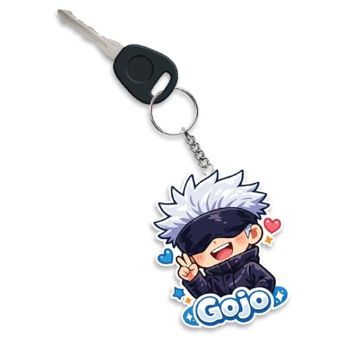 Image of Acrylic Anime & Cartoon Theme Keychain For Bike & Car | Birthday Return Gift For Kids | Gift For Girls & Boys