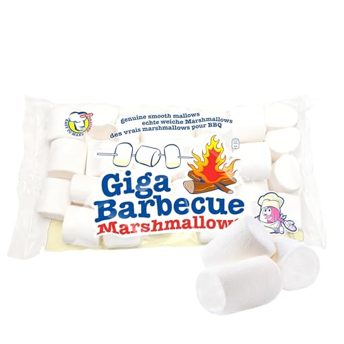 Mr. Mallo XXL Marshmallows 750G [ZUM GRILLEN & FÜR LAGERFEUER] - Riesen Marshmallow - Fluffige BBQ marshmallows - Glutenfrei & Fettfrei - Weiße Marshmallow