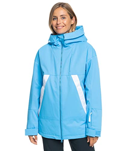 Amazon.com: Roxy Chloe Kim Snow Jacket Azure Blue SM (US 3-5