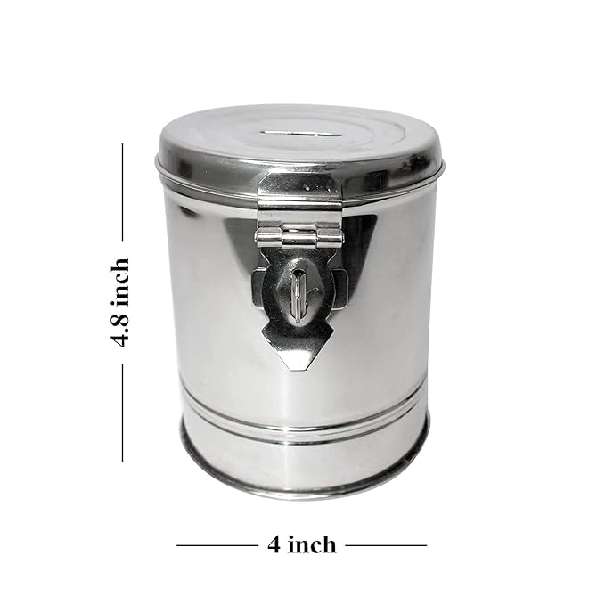 Metal Piggy Bank for Kids – Durable Coin & Note Saving Bank for Boys & Girls, Cute Educational Money Box for Children Pocket Money (Pack of 1) 1