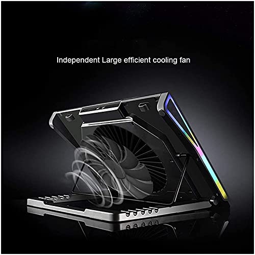 Base de refrigeración para portátil ideal para teletrabajo con luz RGB 6