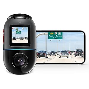 70mai Dash Cam Omni X200, 360° Rotating, Superior Night Vision,Built-in 128GB eMMC Storage, Time-Lapse Recording, 24H Parking Mode, AI Motion Detection, 1080P Full HD, Built-in GPS, App Control