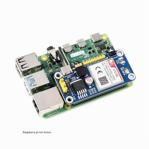 A7670E LTE Cat-1 Hat for Raspberry Pi, Multi Band Support, 2G GSM/GPRS, Enabling LTE Cat-1 / 2G Communication & LBS Positioning – vue 3