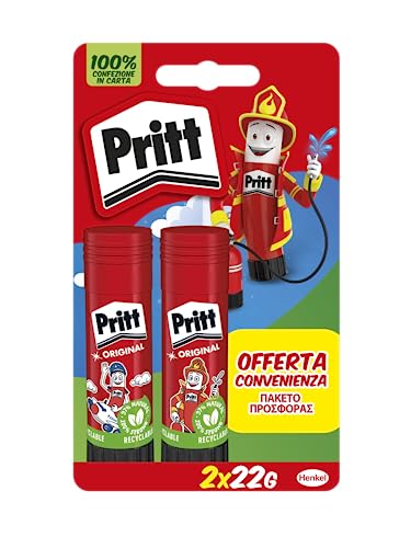 Pritt Colla Stick 22g - Pacco Da 4 Per Lavoretti, Scuola E Ufficio - Foto 11