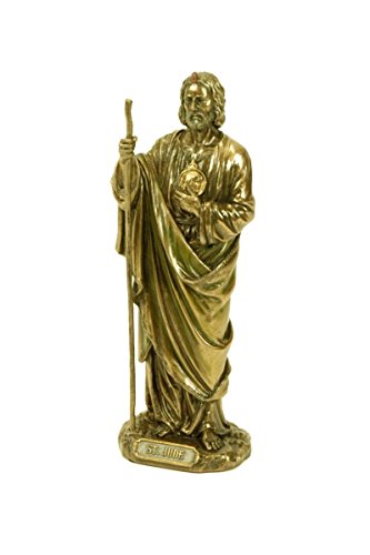 CAPRILO Figura Decorativa Religiosa San Judas Tadeo. Figuras Resina. 8 x 6...