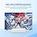 KICKPI KP1 Android TV Box 2024 | Google Certified 4K Streaming Device with Voice Search | 2GB RAM 32GB ROM, Dolby Audio, Bluetooth 5.0 | Chromecast Built-in, Smart Home Control (White)