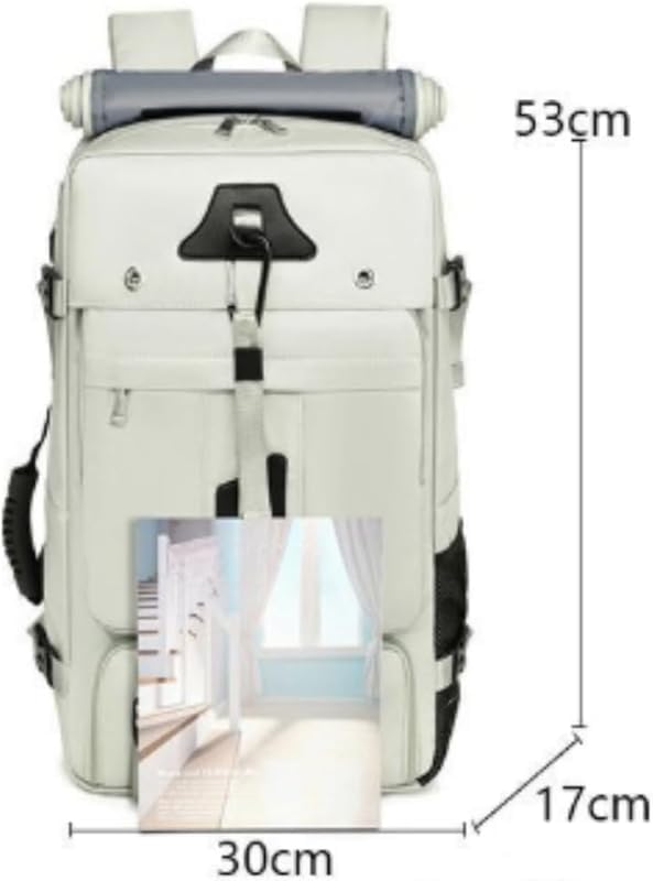 [KryZaro] 旅行・アウトドアハイキング最適 大容量ハンドヘルドメッセンジャーバック 多ポケット収納 携帯便利タイプ