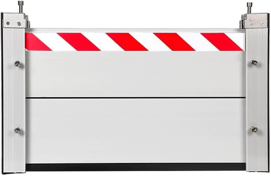 Portable Flood Barrier 285cm x 80cm - Aluminium Flood Defence System with Integrated Seals, Door Flood Protection Panel for Home & Business Flood Defence