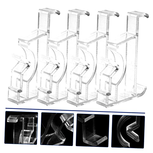 Abrazaderas para cortinas HOLIDYOYO clips de cortina resistentes para hogar y comercio pack 8 6