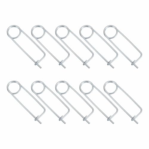 Épingles fendues MECCANIXITY en acier 3x107 mm fermoir à ressort pour jardin et ferme