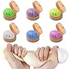 Dumpling Squishy Stress Balls Fidget Sensory Toy Mystery Dumpling Squishy Soft Squeeze Decompression Dough for Adults (Green-B) #1