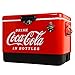 Coca-Cola Ice Chest Beverage Cooler with Bottle Opener 51 Litre /54 Quart, Red,, Easy Cleaning, Use for Camping, Beach, RV, BBQs, Tailgating, Fishing