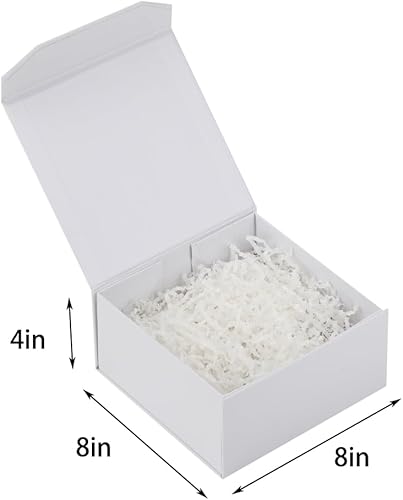 Vista 53 de 5 cajas de regalo de color oro rosa de 9.5 x 7 x 4 pulgadas con tapas para regalos, caja de regalo magnética, pequeñas cajas de regalo