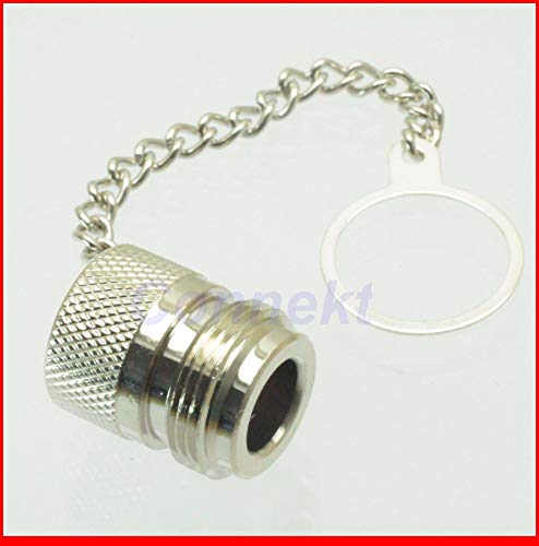 Wiring Connecting Terminals - 50pcs/lot Dust Cap with Chain for N Male RF Connector