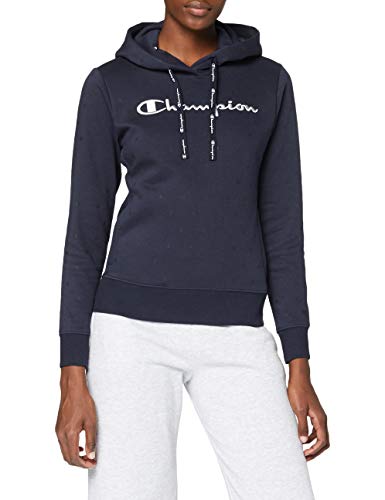Preisvergleich Produktbild Champion Damen - Classic C-Logo Allover Kapuzenpullover - Blau, L