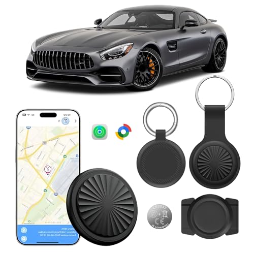 GPS-Tracker Auto für iOS ＆ Android, für Motorrad Fahrzeuge, Ohne ABO Smart Tag Magnet Finder Keine monatliche Gebühren, Vehicles Tracker mit Echtzeit-Standortbestimmung