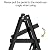 JOISCOPE 5 Step Ladder,Lightweight Folding Step Stool with Anti-Slip Pedal,600 lbs Portable Sturdy Steel Ladder for Adults,Multi Purpose Folding Ladder for Home Kitchen Office,Space Saving, Black