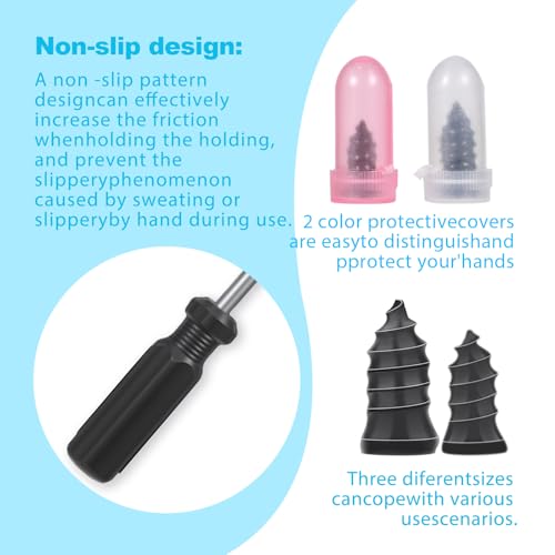 Image of 36pcs Tire Repair Rubber Studs, Vacuum Tire Repair Kit Spiral Rubber Studs, Tire Screw Plugs Quick Repair Tool, Motorcycle, Truck, Tractor Tire Flat Tire Repair Do-It-Yourself Tire Repair Studs