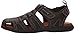 Nunn Bush Men's Rio Grande Closed Toe Fisherman Sandal, Brown, 13