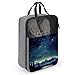 Celestial Night Sky Shoe Bags for Travel Water-Resistant Shoes Pouch with Handle Fashion Shoe Organizer with Zipper Closure Portable Sneaker Carrier for Men & Women Daily Use