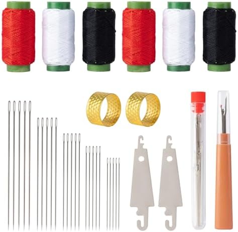 Stocking Stuffers for Women – 37 Pcs Big Eye Steel Sewing Needles Kit,Stainless Steel Needles for Hand Sewing, Christmas Gifts for Women, Mom, Grandma & Teen Girls