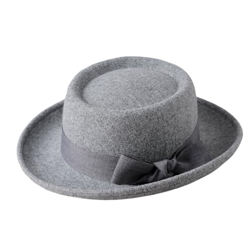 Chapeau fedora femme feutre élégant avec ruban pour mariage et cérémonie