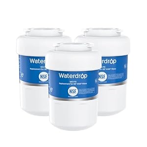Waterdrop WD-F13 Replacement for GE® MWF® Refrigerator Water Filter, 3 Pack