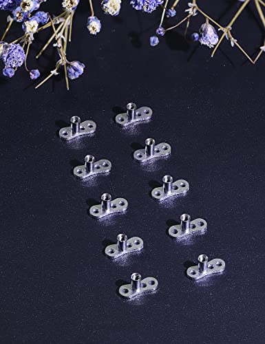 G23 Titanium Dermal Base Hypoallergenic Piercings Replacement Medical Implant Grade Surgical Steel Piercing Jewelry for Women Men 10Pcs4