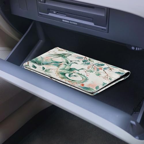 Organizador de auto de cuero miniatura 6
