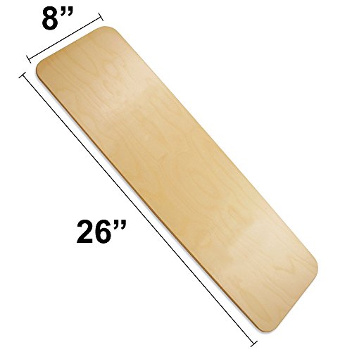 Rehabilitation Advantage 26 Inch Durable Birchwood Transfer Board - Thumbnail 2