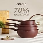 CAROTE 31pcs Nonstick Cookware Sets, Pots and Pans Set with Wok - Image 7