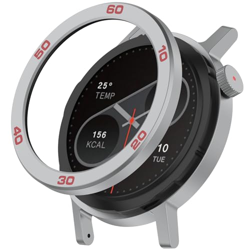 Évitez les rayures CMF Watch Pro 2 avec la coque LOKEKE rouge et argent