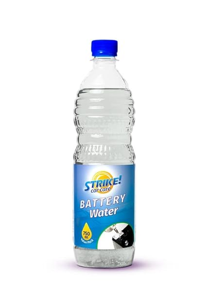 Mohit Univers Battery Ultra Pure Di-Ionised Distilled Water for Battery/Inverter/Medical Equipment's/Chemicals and Cosmetic Formulations with-Round Cap / (1 LTR) (Pack of 2)