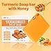 MR.A 3Packs Turmeric Soap Bar, Organic Tumeric Soap for Face and Body, Lemon Turmeric bar Soap with Vitamin C, E for All Skin Type, Tumeric Face Wash for Smoothing, Moisturizing skin