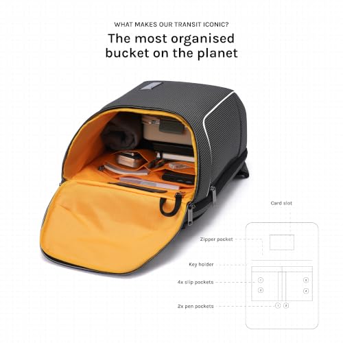 Image of MOKOBARA Transit Z 30L Laptop Backpack 15.6 Inch Office Travel Black-White