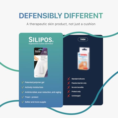 Image of Silipos Digital Pad Gel Toe Sleeve for Corns & Calluses 12 Pack - Reusable (Mini)