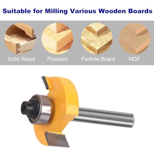 PLATINUMEDGE Router Bits Set, Tungsten Carbide Router Bits Set 1/4 Shank, Router Bit Kit for DIY, Woodworking Project, 35 Piece Set with Premium Aluminum Carry Storage Case - Image 5