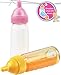 Click N' Play Magic Disappearing Baby Bottle Toy Set, Baby Doll Bottles with Disappearing Milk & Juice, Baby Doll Accessories Toys for Kids & Toddlers, Great Gift for Little Girls Ages 2-4