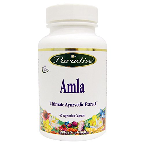 Paradise Herbs - �L�@��Amla�̐H�Ɖh�{�f�̃r�^�~��C - 60�x�W�^���A���p�J�v�Z��