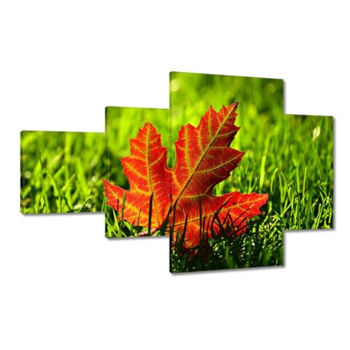 Décoration murale peinture imprimée toile grand tableau automne 130x80