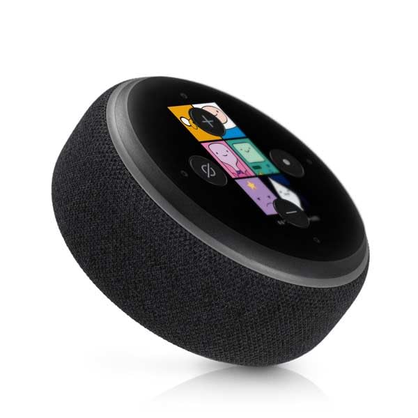 Skinit Decal Audio Skin Compatible with Amazon Echo Dot 3 - Officially Licensed Adult Swim Adventure Time Character Tiles Design
