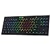 Produktbild Redragon K621 Horus TKL RGB-Tastatur, 5.0 BT/2.4 Ghz/Kabelgebunden DREI Modi 80% Low Profile Mechanische Gaming Tastatur BT-Tastatur mit dedizierter Mediensteuerung und linearen roten Schaltern