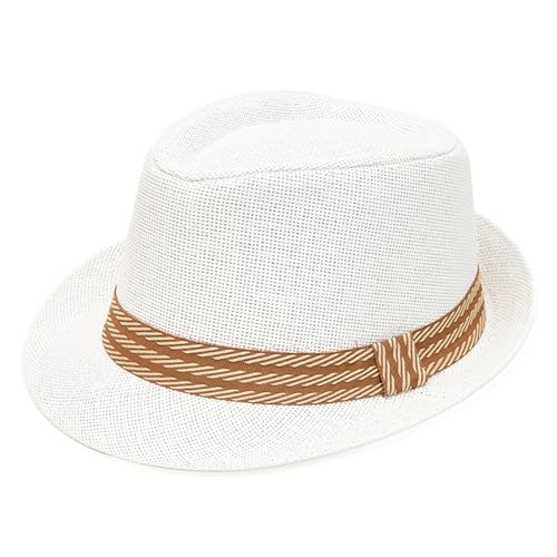 Chapeau Panama homme et fedora d'été en paille pour protection solaire