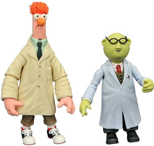 The Muppets Best of Series 2: Bunsen Honeydew & Beaker Action Figure Two-Pack, Multicolor