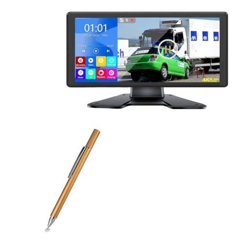 BoxWave Stylus Pen Compatible with Voonoa RV Backup Camera System (10.36 in) - FineTouch Capacitive Stylus, Super Precise Stylus Pen - Champagne Gold