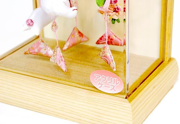 雛人形 ひなにんぎょう レトロ ケース飾り ガラス かがやき雛 固定式 雛人形 ひなにんぎょう レトロ ケース飾り ガラス かがやき雛