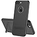 iPhone 7 Plus Case Shockproof,TORRAS Unique iPhone 7 Phone Case[Heavy Duty][Matte Black] Slim Fit Aluminum Metal Frame Anti-Scratch Full-Body Protective Cover with Kickstand for iPhone 7 Plus Cover